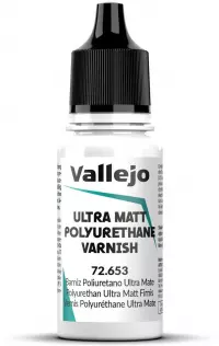 1. Vallejo: 72.653 - Ultra Matt Polyurethane Varnish (18 ml)