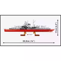1. Cobi Niemiecki Pancernik Battleship Tirpitz ET4853