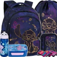 1. CoolPack Zestaw Szkolny Stitch Gold 5el. Plecak Jerry F029948 + Worek F054948 + Piórnik F067948 + STLO9864