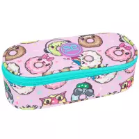 1. Coolpack Campus Piórnik Tuba Usztywniona z Organizerem Happy Donuts F062665
