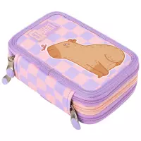 5. St.Majewski Piórnik Potrójny z Wyposażeniem Chill Capybara 5697234