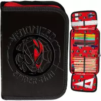 1. Paso Piórnik Dwuklapkowy z Wyposażeniem Spiderman Venom SP26VO-P001