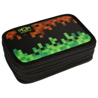 8. Starpak Piórnik Trzykomorowy z Wyposażeniem Pixel Game Kilof 506709