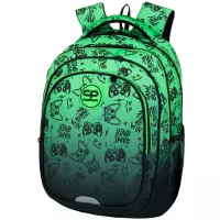 6. CoolPack Fast Plecak Szkolny Game Over Gradient Green F163969