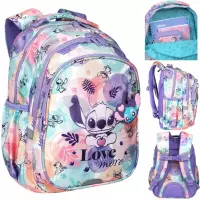 5. CoolPack Jerry Zestaw Szkolny Stitch 3el Plecak Pastel F029885 + Worek F054885 + Piórnik F066885