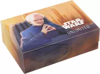 8. Gamegenic: Star Wars Unlimited Card Game - Soft Crate - Pudełko na Karty - Palpatine/Padme Amidala