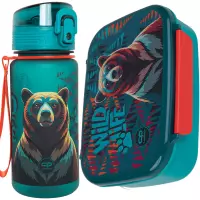 1. CoolPack Zestaw Śniadaniowy Bear Bidon Z17968 + Śniadaniówka Z18968