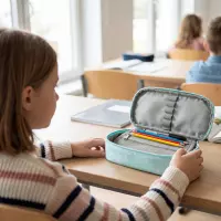 5. AstraBag Piórnik AC6 Saszetka Usztywniona Puppy Line 503026064