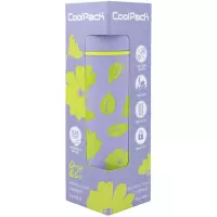 4. CoolPack Vectis Termos Metalowy z Kubeczkiem 450ml Flores Lila Z33913