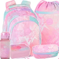1. CoolPack Zestaw Szkolny Tie Dye 5el. Plecak F029912 + Worek F070912 + Piórnik F062912 + Z17912 +  Z07912