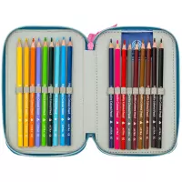 8. AstraBag Piórnik Trzykomorowy z Wyposażeniem AC31 Candy Bunny 503026002