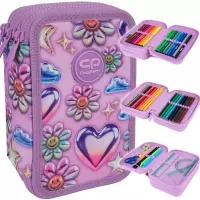 5. CoolPack Jumper 3 Piórnik Trzykomorowy Z Wyposażeniem Balloons F067970