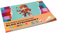 2. Blok Rysunkowy Kolorowy A4 20 kartek Pixel 587746