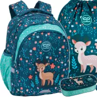 1. CoolPack Zestaw Szkolny Deer 3el. Plecak Jerry F029962 + Worek F159962 + Piórnik F062962