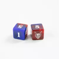12. Gamegenic: Stranger Things - D6 Dice Set - Hellfire Club (12x)