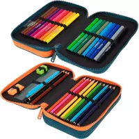 2. CoolPack Jumper 2 Piórnik Dwukomorowy Z Wyposażeniem Bear F066968