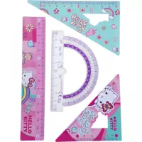 1. CoolPack Zestaw Geometryczny 4el. Hello Kitty Pink 10609PTR