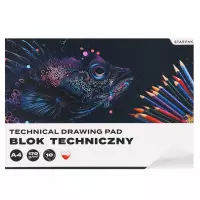 8. Starpak Zestaw Bloków A4 do Rysunku i Prac Technicznych – Biały i Kolorowy 589007