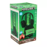 1. Stojak na Słuchawki Z Podświetleniem RGB + Pilot Zdalnego Sterowania Minecraft