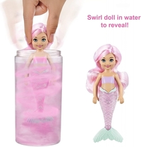2. Mattel Barbie Kolorowa Niespodzianka Syrenka Chelsea GVK11