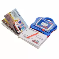 2. Tablica Magnetyczna z Książeczką do Nauki Rysunków Vehicles 552504