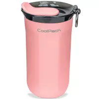 1. CoolPack Kubek Termiczny Metalowy Tom 350ml Powder Pink Z29004