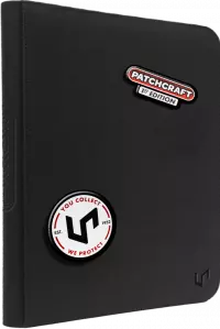 2. Ultra Pro: Patchcraft - Zippered 9-Pocket PRO-Binder - Black
