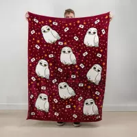 4. Poduszka-koc 2w1 Harry Potter - Hedwiga