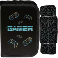 1. Paso Piórnik Dwuklapkowy bez Wyposażenia Gamer PP26GM-P001BW