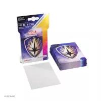 7. Gamegenic: Marvel Champions Fine Art Sleeves (66 mm x 92 mm) Guardians Logo 50+1 szt.