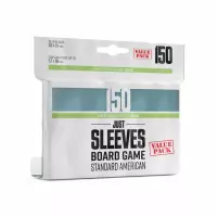 1. Gamegenic: Just Sleeves - Board Game Sleeves - Koszulki na Karty - 59x91 mm - 150 sztuk - Clear