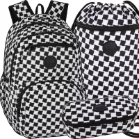 1. CoolPack Zestaw Szkolny Petit 3el. Plecak F099888 + Worek F070888 + Piórnik F062888