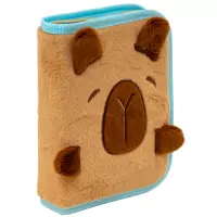 2. AstraBag Piórnik AC1 Pojedynczy Dwuklapkowy bez Wyposażenia Fluffy Capy 503026025