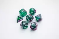 1. Gamegenic: Galaxy Series - RPG Dice Set - Kości do Gry - Aurora