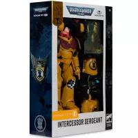 1. Figurka  Imperial Fist Intercessor Sergeant Warhammer 40,000 Gold Label 18 cm