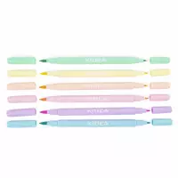 5. Kidea Pisaki Pędzelkowe 6 kolorów Pastel 497228