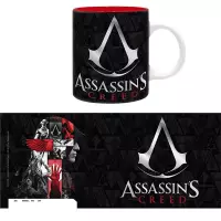 2. Kubek  Assassins Creed - Herb (Czarno-czerwony)