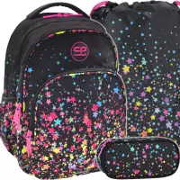 1. CoolPack Zestaw Szkolny Galaxy 3el. Plecak Base Plus E27589 + Worek 552614 + Piórnik 552632