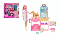 2. Mattel Barbie Zestaw U Weterynarza Gips Dla Zwierzaczków JFX93