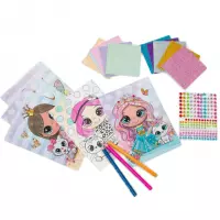 2. Kidea Kreatywna Mozaika i Kolorowanka Wróżki 098798