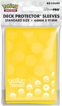 1. Ultra Pro: Pokemon - Deck Protector Sleeves - Koszulki na Karty - Energy - Lightning Type - 65 szt.