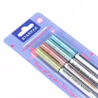 5. Starpak Marker Akrylowy w Pędzelku Brokatowy 580593