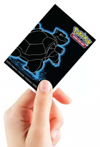 4. Ultra Pro: Pokemon - Apex Deck Protector Sleeves - Koszulki Na karty -  Neon Kanto - Blastoise
