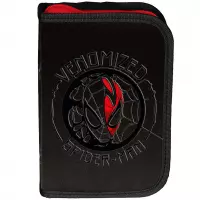 4. Paso Piórnik Dwuklapkowy z Wyposażeniem Spiderman Venom SP26VO-P001