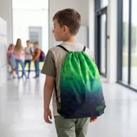 4. AstraBag Worek Szkolny Na Sznurkach AD1 Ombre Football 507026017