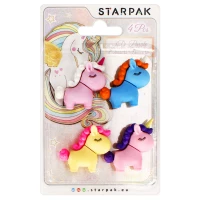3. Starpak Gumka Do Mazania 3D Puzzle Unicorn 4szt 505324