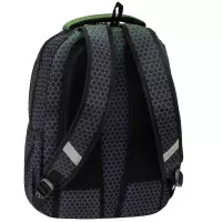 3. ABag Plecak Szkolny AB200 Hexagon Green Ombre 502026037