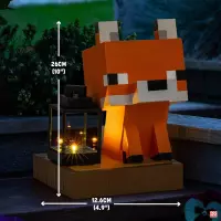4. Minecraft Lampka Solarna - Lis
