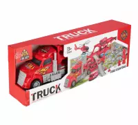 1. Mega Creative Auto Ciężarowe Transporter Straż Pożarna + Akcesoria 543853