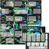 1. Starpak Plan Lekcji A5 z Naklejkami na Zeszyt Pad  591759